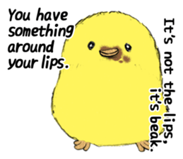 Dear Piyo Japan "English Version" sticker #9155636