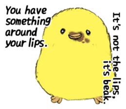 Dear Piyo Japan "English Version" sticker #9155636