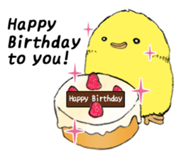 Dear Piyo Japan "English Version" sticker #9155649