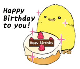 Dear Piyo Japan "English Version" sticker #9155649