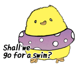 Dear Piyo Japan "English Version" sticker #9155651