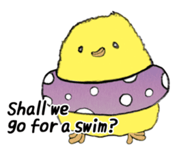 Dear Piyo Japan "English Version" sticker #9155651