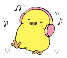 Dear Piyo Japan "English Version" sticker #9155652