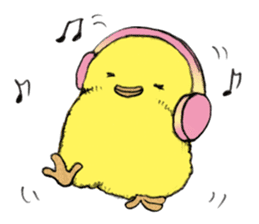 Dear Piyo Japan "English Version" sticker #9155652