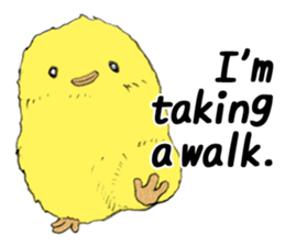 Dear Piyo Japan "English Version" sticker #9155663