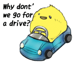 Dear Piyo Japan "English Version" sticker #9155664