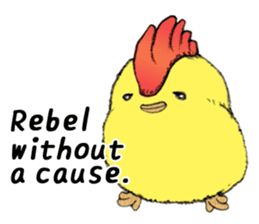 Dear Piyo Japan "English Version" sticker #9155667