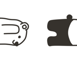 Tights-kuma inTraditional Chinese sticker #9156060