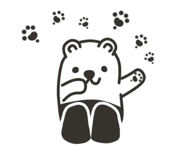 Tights-kuma inTraditional Chinese sticker #9156067