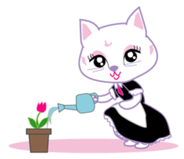 Cute Cat Maid sticker #9156273