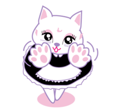 Cute Cat Maid sticker #9156281