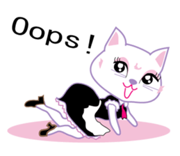 Cute Cat Maid sticker #9156283
