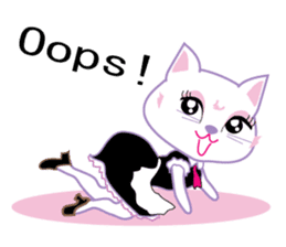 Cute Cat Maid sticker #9156283