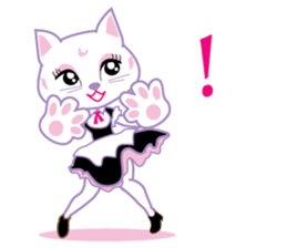 Cute Cat Maid sticker #9156290