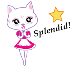 Cute Cat Maid sticker #9156296