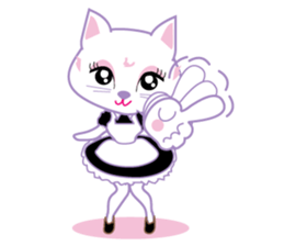 Cute Cat Maid sticker #9156301