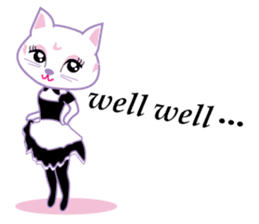 Cute Cat Maid sticker #9156302