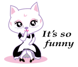 Cute Cat Maid sticker #9156303