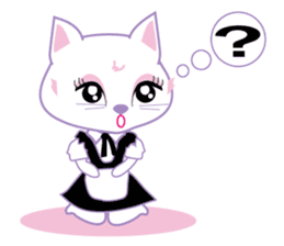 Cute Cat Maid sticker #9156304