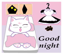 Cute Cat Maid sticker #9156308