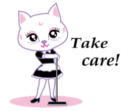 Cute Cat Maid sticker #9156310