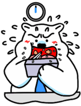 The stickers for businessman.It's kumazo sticker #9159275