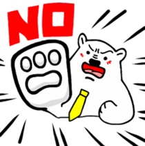 The stickers for businessman.It's kumazo sticker #9159289