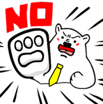 The stickers for businessman.It's kumazo sticker #9159289