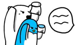 The stickers for businessman.It's kumazo sticker #9159296