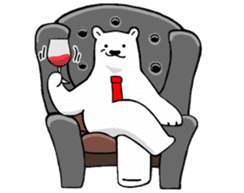 The stickers for businessman.It's kumazo sticker #9159300