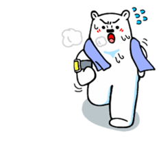 The stickers for businessman.It's kumazo sticker #9159306