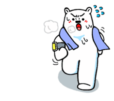 The stickers for businessman.It's kumazo sticker #9159306