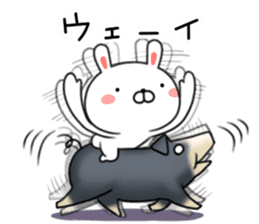 Rabbit of Kagoshima valve sticker #9159651