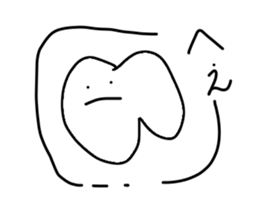 the lazy tooth, Haa chan2 sticker #9159787