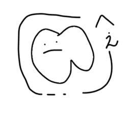 the lazy tooth, Haa chan2 sticker #9159787