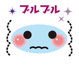 Easy to use! Face mark stickers [Winter] sticker #9160164