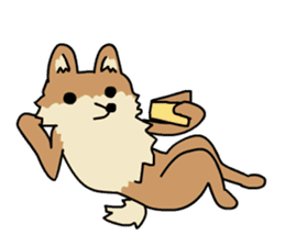 Cheese&Pomeranian sticker #9160225