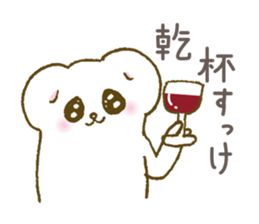 Grouse parent-child & cute ermine/winter sticker #9160764