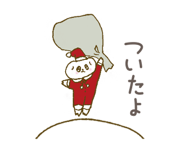 Grouse parent-child & cute ermine/winter sticker #9160770