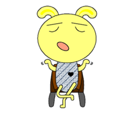 Humor rabbit sticker #9161078