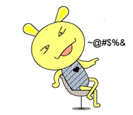 Humor rabbit sticker #9161087