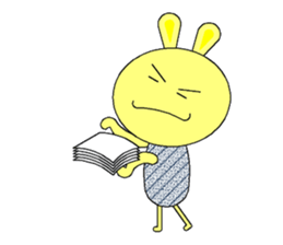 Humor rabbit sticker #9161089