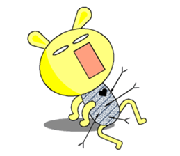 Humor rabbit sticker #9161090