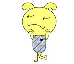 Humor rabbit sticker #9161096