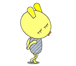 Humor rabbit sticker #9161100
