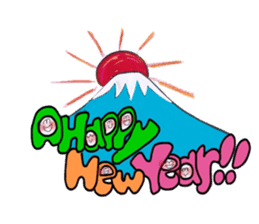 happy newyear&laugh laughingly sticker #9161204