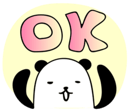 Daily conversation of the tsu-tsu panda sticker #9162275