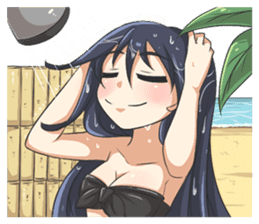 Lily & Marigold (Summer Beach Vacation) sticker #9163038