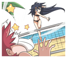Lily & Marigold (Summer Beach Vacation) sticker #9163039