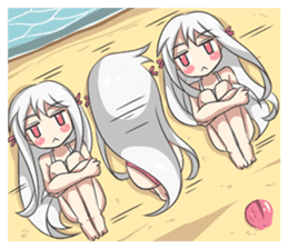 Lily & Marigold (Summer Beach Vacation) sticker #9163050